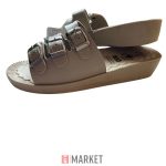 Papucs csatos  nõi Gezer 36-41ig beige 6pár/#