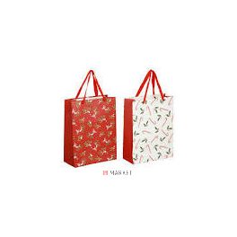 Dísztasak karácsonyi XL-es lakk 31.5x39,5x9cm  12/#