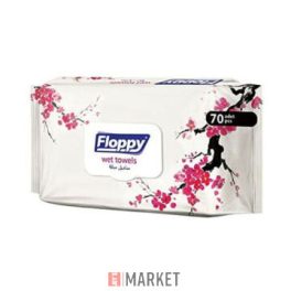 FLOPPY 70 darabos NEDVES törlõkendõ 1091 24/#