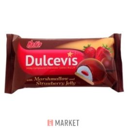 Nefis DULCEVIS kak.bev.márt. pille keksz eper.tölt 70g #15