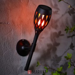 LED-es szolár lámpa-leszúrható/fali/szabadonálló