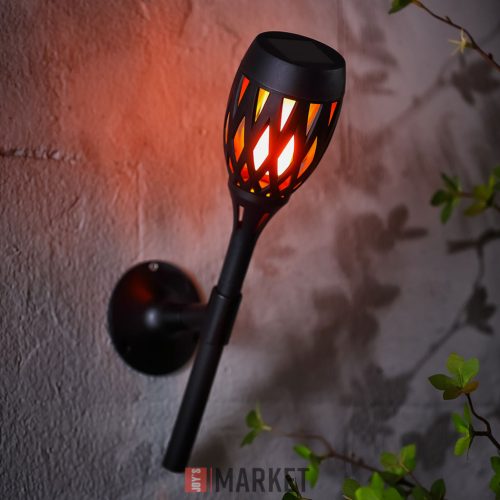 LED-es szolár lámpa-leszúrható/fali/szabadonálló