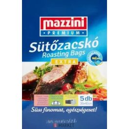 Mazzini prémium sütõzacskó extra / 38x40cm 5db-os #25
