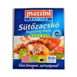 Mazzini prémium sütõzacskó normál /25x38cm 8db-os #25