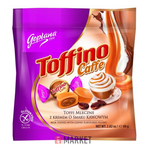 Toffino CAFFE  karamell izû kr. tölt. cukor 80gr (Goplana) 20/#