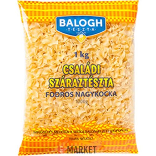Balogh Tészta 1kg Fodros Nagykocka #10