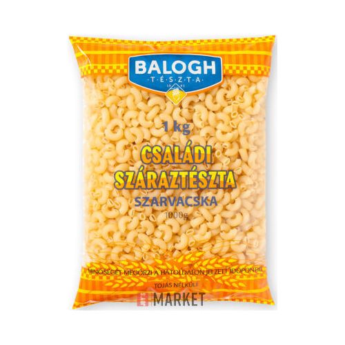 Balogh Tészta 1kg Szarvacska #10