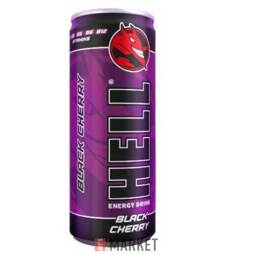 Hell Black Cherry energiaital 0,25L #24 +DRS