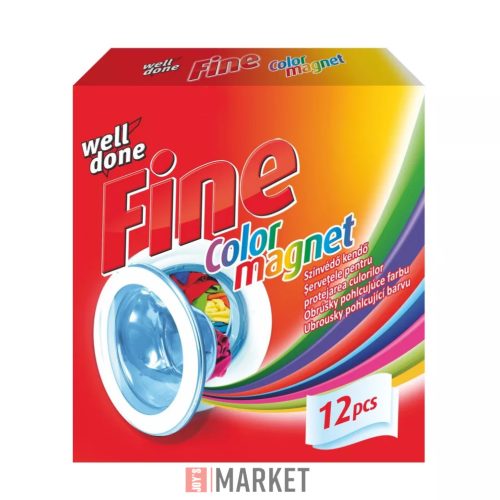 Well Done fine színvédo kendõ 12db-os COLOR