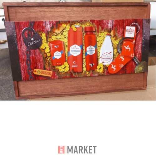 Old Spice FÉRFI ajándékcsom. stift50ml+tusf.250ml+deo150ml+aftersheve100ml+zokni