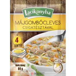 Lacionyha Májgombóc leves Csigatésztával 64g #15