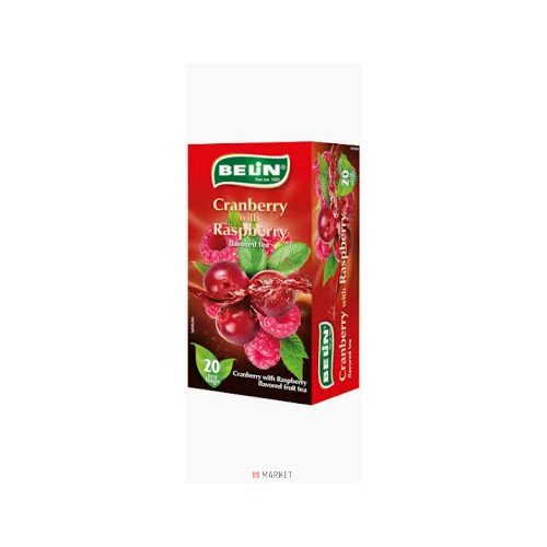 Belin Vörösáfonya-málna tea 20*2g #18