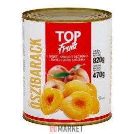 Top Fruits Oszibarack befott konzerv 825g