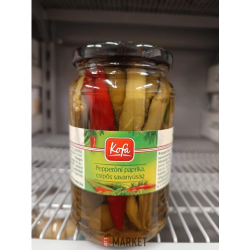 Kofa pfefferoni csípos 370ml/350g/150g #12