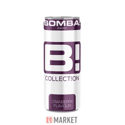 Bomba Energiaital Áfonya-fek.rib-vör.áf-kard. 0,25L FÉM #24