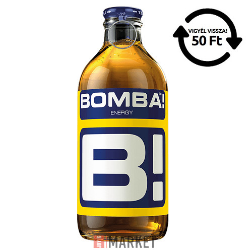 Bomba Energiaital 0,25L ÜVEG #12 +DRS