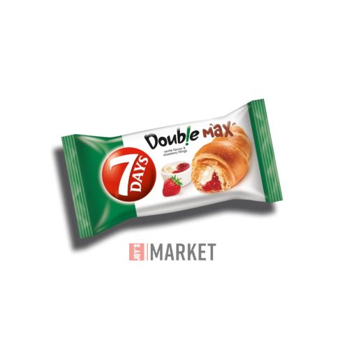 7Days Croissant Double Vanilia-Eper 80g #20