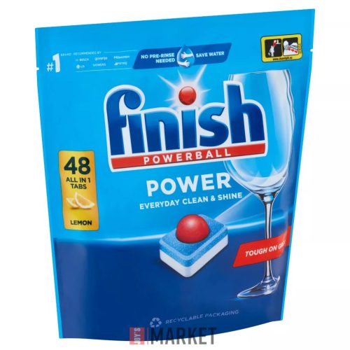 Finish Powerball 48db-os tabletta Lemon
