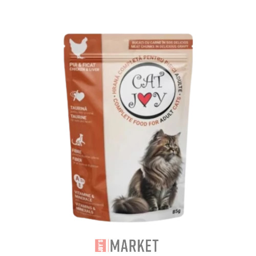 Cat Joy Macska eledel puoch Szárnyas ízesítésű 85g #24
