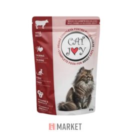 Cat Joy Macska eledel puoch Marha ízesítésű 85g #24