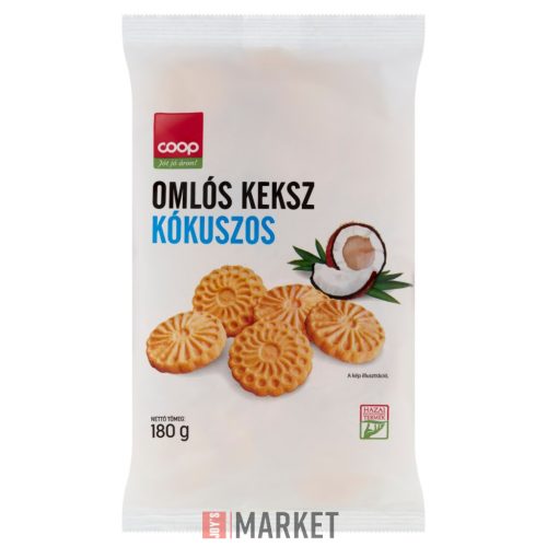 Coop Omlós keksz Kókuszos 180g #21