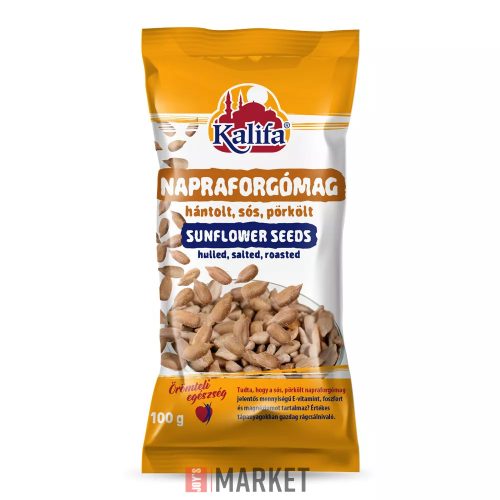 KALIFA napraforgó hántolt sós, pörkölt 100g #16