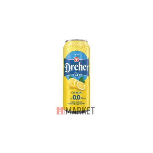 Dreher 24 Citrom dob. 0% +DRS