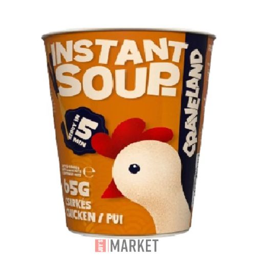 Craveland tésztaleves Tyúkhúsízű poharas instant 65g #24
