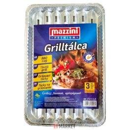 Grilltálca 34*23cm 3db-os #20