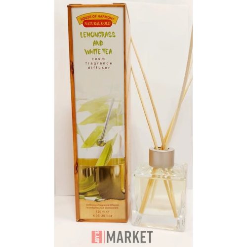Natural Gold illatosító 120ml Lemograss and White Tea