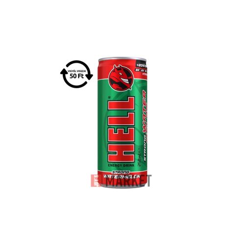 Hell Melone Strong energiaital 0,25L +DRS #24