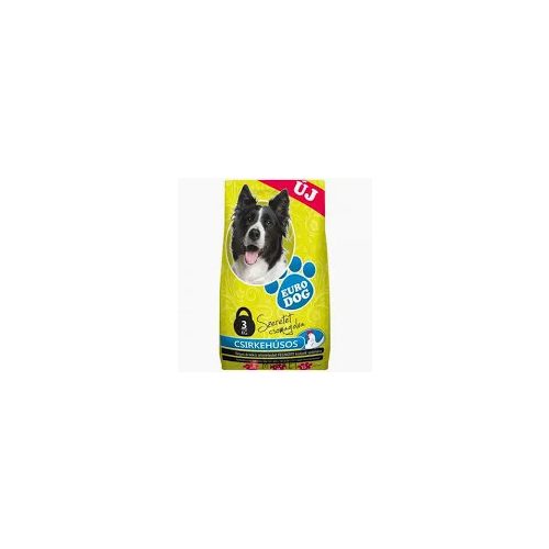 Euro Dog Kutya eledel 3KG Csirke