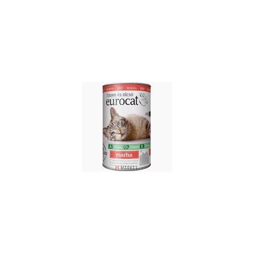 Euro Cat Macska 415g Marha
