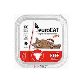 Euro Cat Alutalka Pate 100g Marha