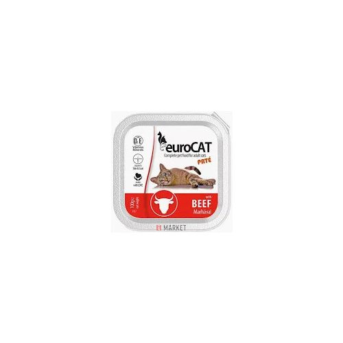 Euro Cat Alutalka Pate 100g Marha