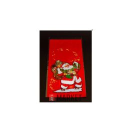   Mikulás tasak Bopp 150*350mm #10 PIROS puttonyos mikulás minta