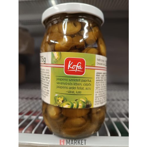 Kofa jalapeno szel.paprika csíp.370ml/350g/175g #12