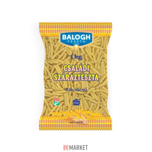 Balogh Tészta 1kg Rövid Cső #10
