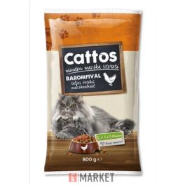 Cattos Macska száraz Baromfi 800g #10