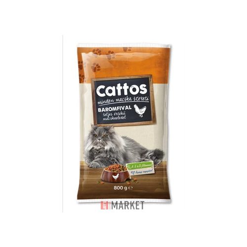 Cattos Macska száraz Baromfi 800g #10