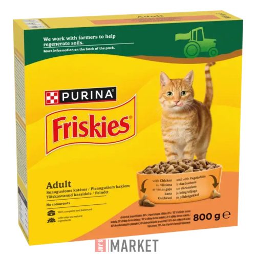 Friskies Macska száraz Csirke-Zöldség 800g #5