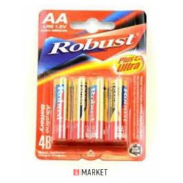 Elem ceruza  AA  Robust Alkaline 4db/levél #12