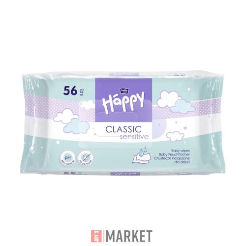 Bella Baby Happy Classic ned.törlokendo SENSITIV 56db-os #14