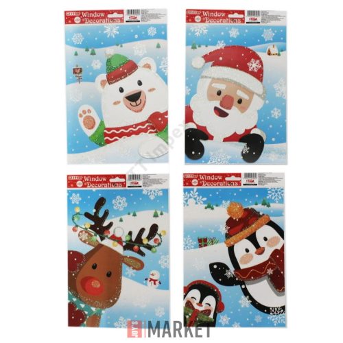 Ablakmatrica Kari Glitteres 20*30cm #12