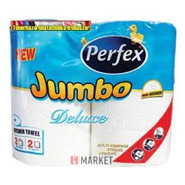   Perfex papírtörlő JUMBO 2.tek 2.rét. 200 lap/tek. DELUXE #10