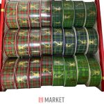 Kötözõ szalag Karácsonyi Ribbon 2,5cm*2,75m karácsonyi #24