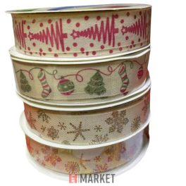   Kötözõ szalag Karácsonyi Ribbon 1,5cm*2,75m karácsonyi #27