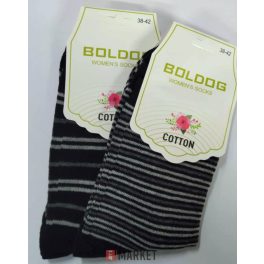 Boldog Nõi zokni 35-41ig #30 csikos-virágos vegyes