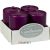 Adventi gyertya 60mm 60g/7-8h 4db-os #10 (LILA)
